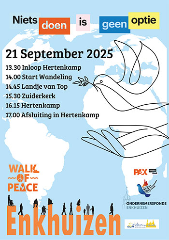 poster walk of peace 2025 th